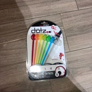 dots cord straps  8 ct. Colorful cord straps